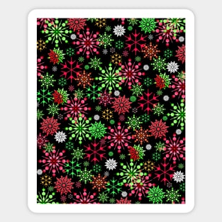 CHRISTMAS Snowflakes Pattern Magnet